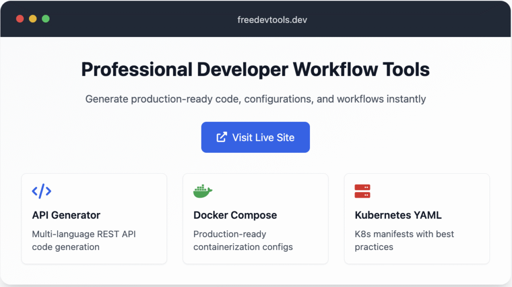 Free Developer Tools