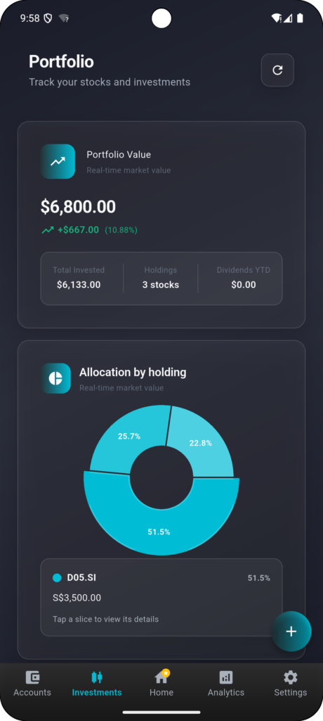 MyLui - Investment Tracking
