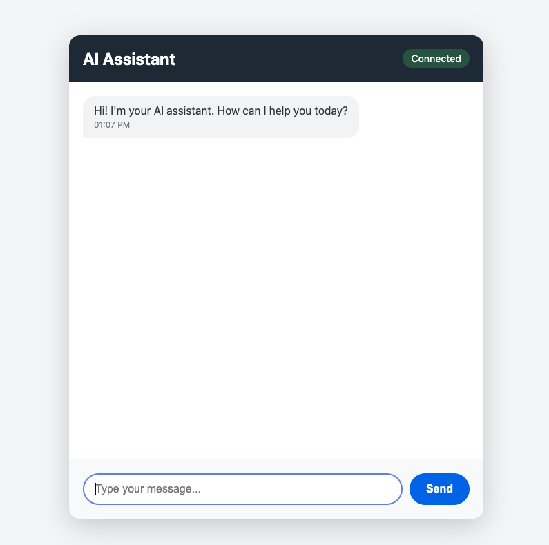 Real-Time AI Chatbot with Node.js and OpenAI API
