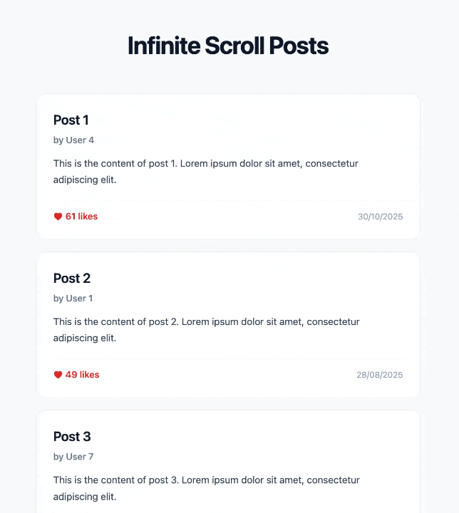 Building Infinite Scroll React Query and Observer API